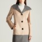 NWT ELLEN TRACY ANGORA WOOL BLEND COLORBLOCKED COAT JACKET $460 WOMENS SZ 12 NEW
