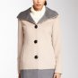 NWT ELLEN TRACY ANGORA WOOL BLEND COLORBLOCKED COAT JACKET $460 WOMENS SZ 12 NEW