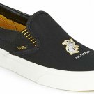 Vans x Harry Potter Unisex Classic Slip-On Sneakers, Hufflepuff/ Black 10 11