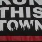 RUN THIS TOWN RUN DMC T-Shirt XL DMC NEW YORK CITY SKYLINE BLACK NEW WHITE RED