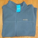 MENS COLUMBIA SPORTSWEAR BOULDER SPRINGS FULL ZIP GREY FLEECE JACKET COAT 2X