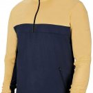 Nike Shield Victory Mens 1/2-zip Golf Jacket Bv0387-251 Yellow Navy S M