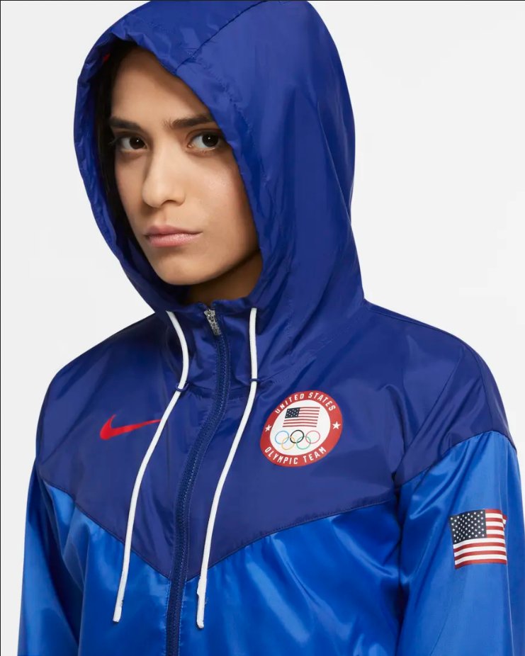 Nike Team USA Olympic Windrunner Woven Jacket Womens Size M L CQ7263 ...