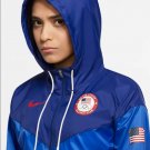 Nike Team USA Olympic Windrunner Woven Jacket Womens Size M L CQ7263 451 $130