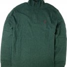 Polo Ralph Lauren Men's Half Zip French Rib Cotton Sweater GREEN S M L XL 2X
