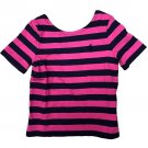 Polo Ralph Lauren Little GIrls Stripe T-Shirt Navy Pink 2T 4T 5 6