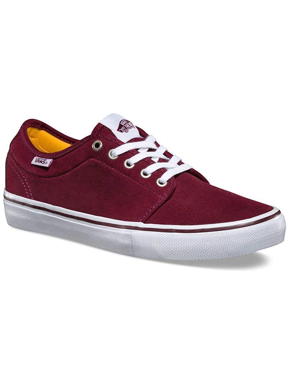 Vans CHUKKA LOW PRO PORT WHITE Mens 6 7.5  SHOES NEW SKATE NIB SK8 PURPLE SUEDE
