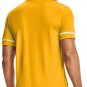 Under Armour Men's M MEDIUM Squad Jersey SHIRT Steeltown YELLOW Gold 1356896 751