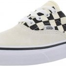 Vans Mens U ERA Primary Check Marshmallow Black Size 7.5