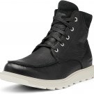 Sorel Madson II MOC TOE WP WATERPROOF mens boots size 14 BLACK DARK STONE SNOW