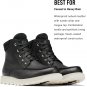 Sorel Madson II MOC TOE WP WATERPROOF mens boots size 14 BLACK DARK STONE SNOW