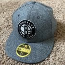 BROOKLYN NETS TODD SNYDER X NEW ERA 7 3/4 GREY NBA HAT CAP 59FIFTY LOW PROFILE