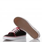 VANS SHOES 106 VULCANIZED 2 TONE BLACK CHILI PEPPER RED KIDS BOYS YOUTH SZ 12.5