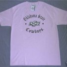 OKLAHOMA STATE COWBOYS OSU T SHIRT XL XLARGE FOOTBALL PINK NEW NWT