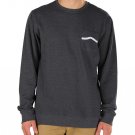 New Vans Men's Side Stripe Pullover Black Heather L Large