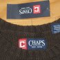 NEW CHAPS KNIT SWEATER COTTON BROWN 100% COTTON MEDIUM M MED MD $69.50 KNITTED