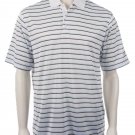 NEW MENS NIKE GOLF DRI DRY FIT BODY MAPPING WHITE STRIPE SHIRT XLARGE XL POLO