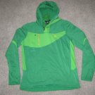 ADIDAS Hiking One-Side Long Sleeve Hooded Fleece XL MENS TRACK TOP GREEN NEW