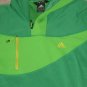 ADIDAS Hiking One-Side Long Sleeve Hooded Fleece XL MENS TRACK TOP GREEN NEW