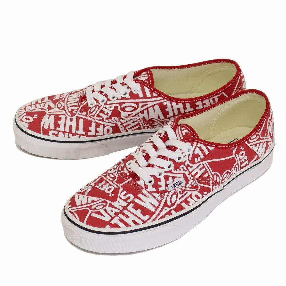 Vans Mens U Authentic OTW Repeat RED True White Size MENS US 12