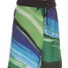 BILLABONG PLATINUM QUAD STRETCH SWIM TRUNKS BOARD SHORTS 32 SURF PAINT TRIP BLUE