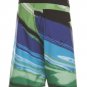 BILLABONG PLATINUM QUAD STRETCH SWIM TRUNKS BOARD SHORTS 32 SURF PAINT TRIP BLUE