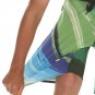 BILLABONG PLATINUM QUAD STRETCH SWIM TRUNKS BOARD SHORTS 32 SURF PAINT TRIP BLUE