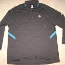 REEBOK JACKSONVILLE JAGUARS COACHES POLO SHIRT 3XL JAGS LONG SLEEVE BLACK XXXL
