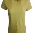 RALPH LAUREN Sport Women's Lightweight Crew-Neck T-Shirt BANANA PEEL YELLOW Pony