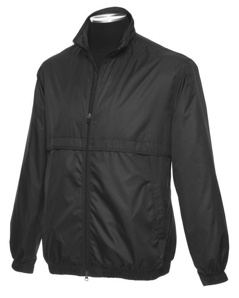 CALLAWAY FULL ZIP PEACOAT BLACK WIND WATER SHIRT S SMALL GOLF CGM111 JACKET TOP