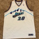 Utah Jazz QUINCY LEWIS #20 REEBOK Mens Official NBA Jersey MOUNTAIN WHITE 60 3XL