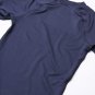 Roxy Whole Hearted Short Sleeve Rashgaurd BLUE WHITE Girls 16 XXL UPF 50+