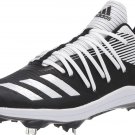 adidas adizero Afterburner 6 7 Cleat Men's Baseball METAL CLEATS Black NEW 11.5