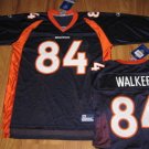 NEW REEBOK DENVER BRONCOS WALKER JERSEY ON field XL MENS XLARGE FOOTBALL NAVY