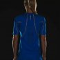 Under Armour Virgin Galactic RUSH Womens Short Sleeve Shirt Blue Size S M1359710