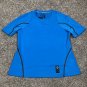 Under Armour Virgin Galactic RUSH Womens Short Sleeve Shirt Blue Size S M1359710
