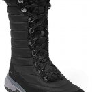 Eddie Bauer Women's MICROTHERM 3.0 BLACK SIZE 9.5 LEATHER WINTER BOOTS $140