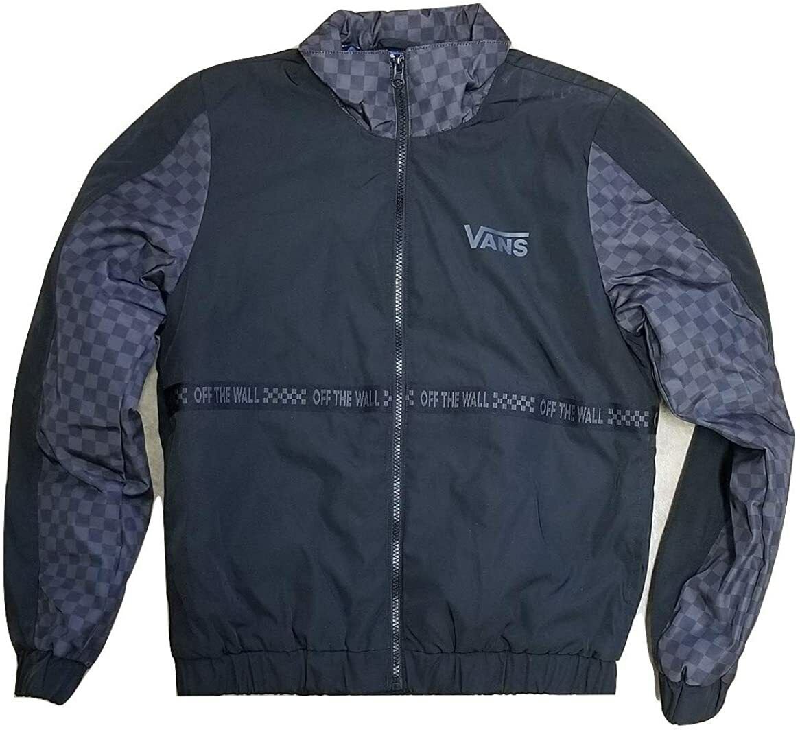 Vans BMX Remix Checkerboard Black Women's Jacket Size XS M
