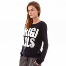 WOMENS ADIDAS ORIGINALS SWEATER ORIG G76012 L LG LARGE NAVY SILVER LADIES NEW