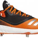 Adidas ICON V Metal Baseball Cleats ORANGE WHITE Mens Size 10 G28242 NEW TAGS