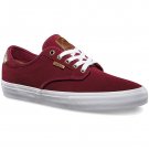Vans Chima Ferguson Pro SADDLE Port Mens 7 Burgundy Canvas Lace Up Sneakers