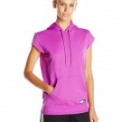 NEW Adidas Womens Adigirl Short sleeve AG SS Hoody AY7686 PURPLE XS S