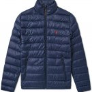 POLO RALPH LAUREN Men's NAVY Lightweight Packable Down Jacket Bleeker 2X NEW