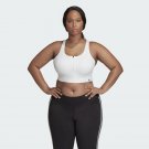 adidas Ultimate Bra (Plus Size) Women's WHITE FP7491 HIGH SUPPORT SPORTS BRAS