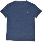 NWT Polo Ralph Lauren Men V-Neck Modern Classic-Fit T-Shirt Tee Mens Gentian
