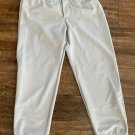 ADIDAS SAMPLE WOMENS SOFTBALL PANTS M MED MEDIUM GREY GRAY NEW 100% POLYESTER
