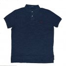 Polo Ralph Lauren Men Custom Fit Mesh Polo Shirt Blue Heather Medium M Med