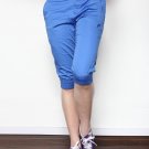 NIKE TRAINING SPORTS CASUAL CAPRI PANTS 383721 LADIES WOMEN BLUE L LARGE CHINA