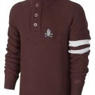 NEW Nike BB51 Knit HENLEY Sweater Men's $150 S NSW 507243 FOOTBALL BROTHERHOOD