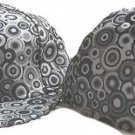 NEW ERA LA DODGERS FITTED HAT CAP 7 1/4 CROP CIRCLES BLACK